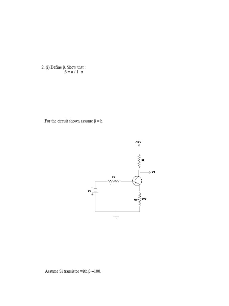 Transistor and MOSFET Circuit Analysis Guide | PDF
