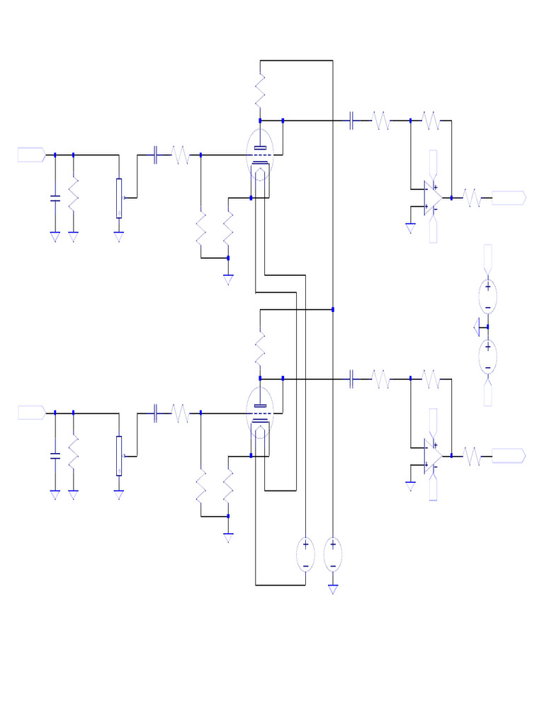 5654 Tube Preamp Schematic Details | PDF