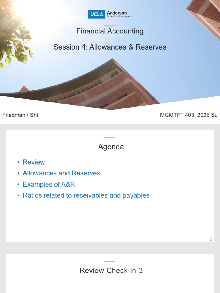 Understanding Allowances & Reserves in Accounting | PDF | Debits And ...