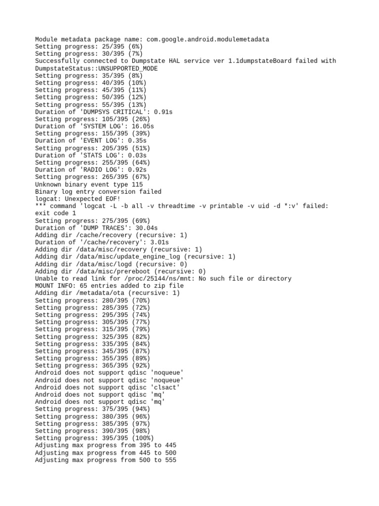 Dumpstate 2025 03 11 19 17 52 Dumpstate - Log 10709 | PDF | Software ...