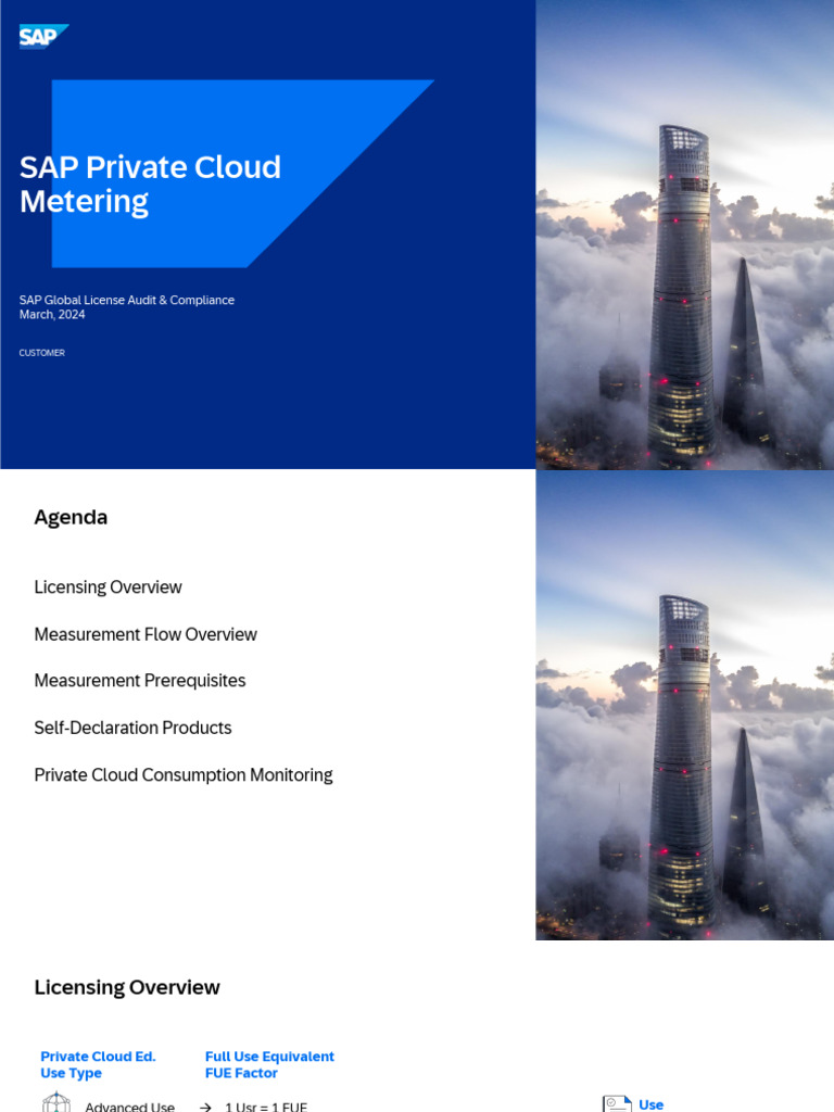 SAP Private Cloud Metering Guide | PDF | Cloud Computing | Information ...