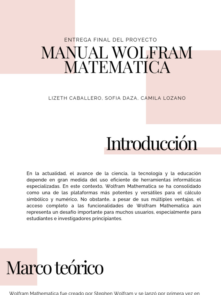 Manual de Wolfram Mathematica | PDF | Ciencias de la Computación ...