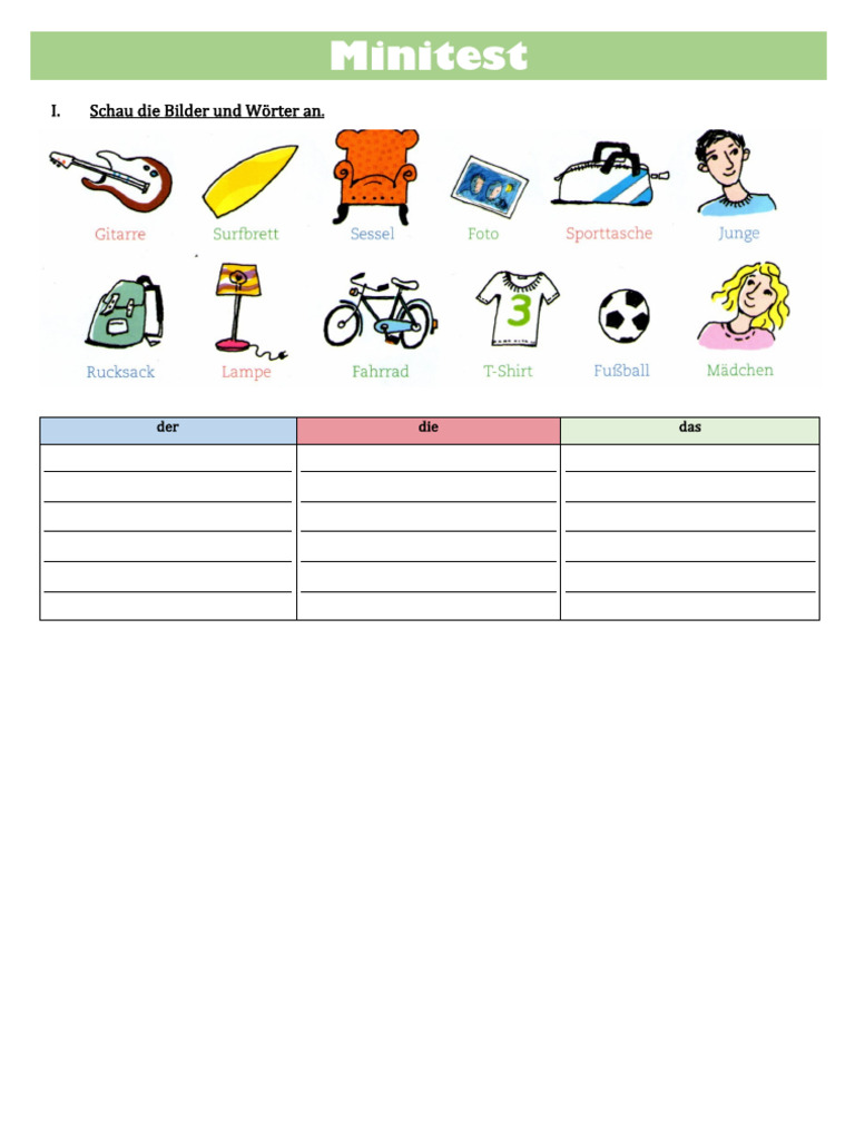 Mini Test | PDF