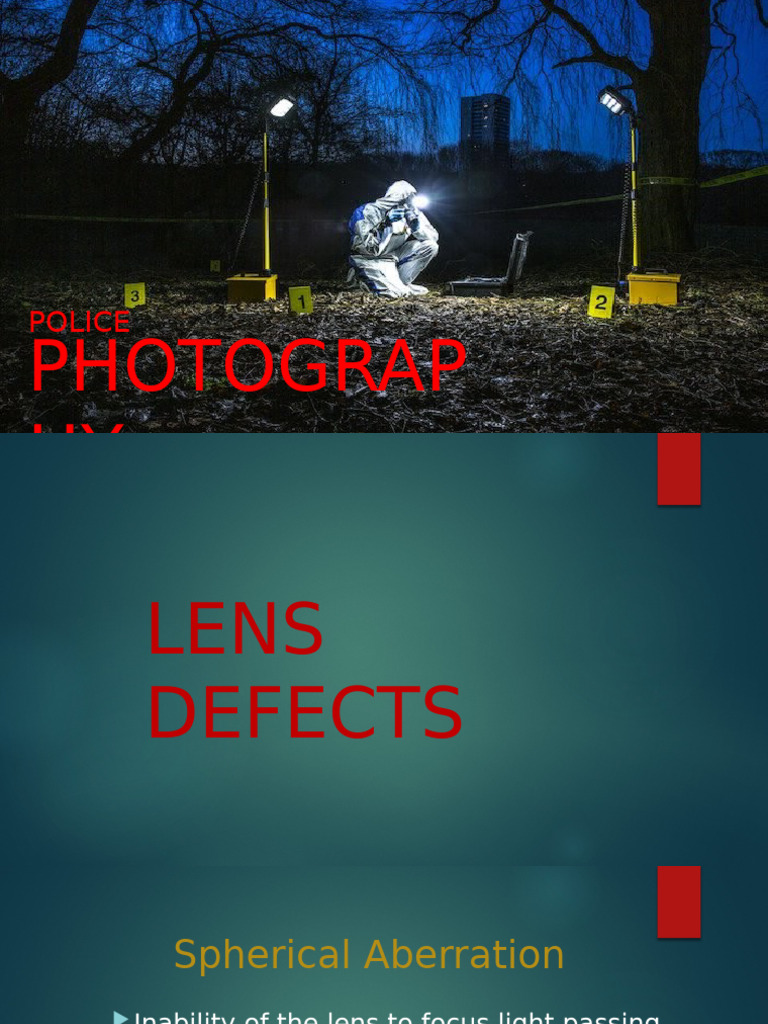 Understanding Lens Defects in Photography | PDF | Film Speed | Artistic ...