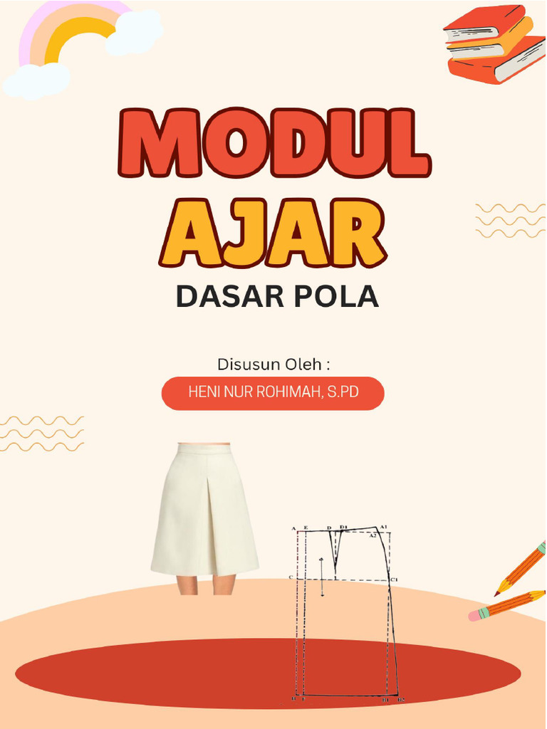 Modul Desain Pola Rok SMK 2024 | PDF