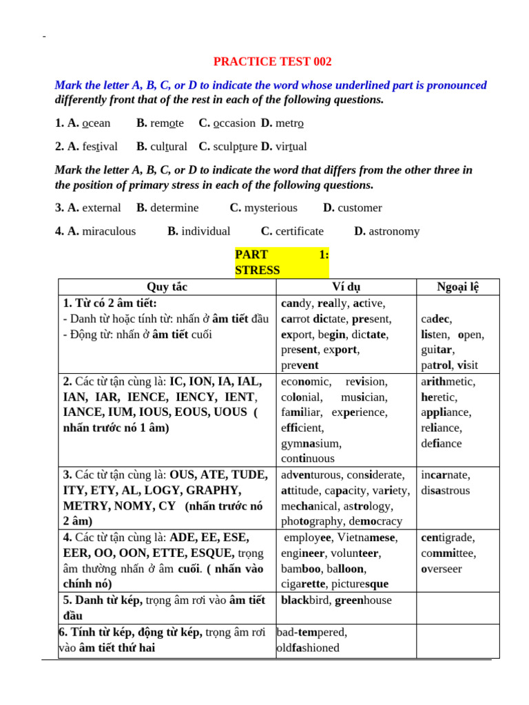 Practice Test 002 | PDF