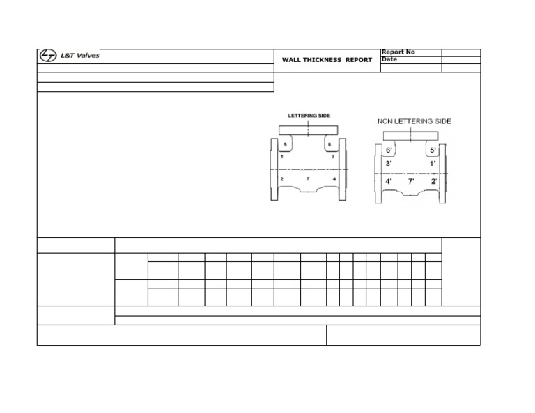 Wall Thickness Inspection Report-GATE 2,2.5,,3,4 | PDF