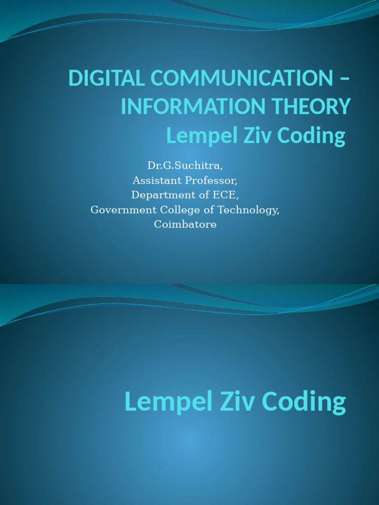 Lempel-Ziv Algorithm Explained | PDF