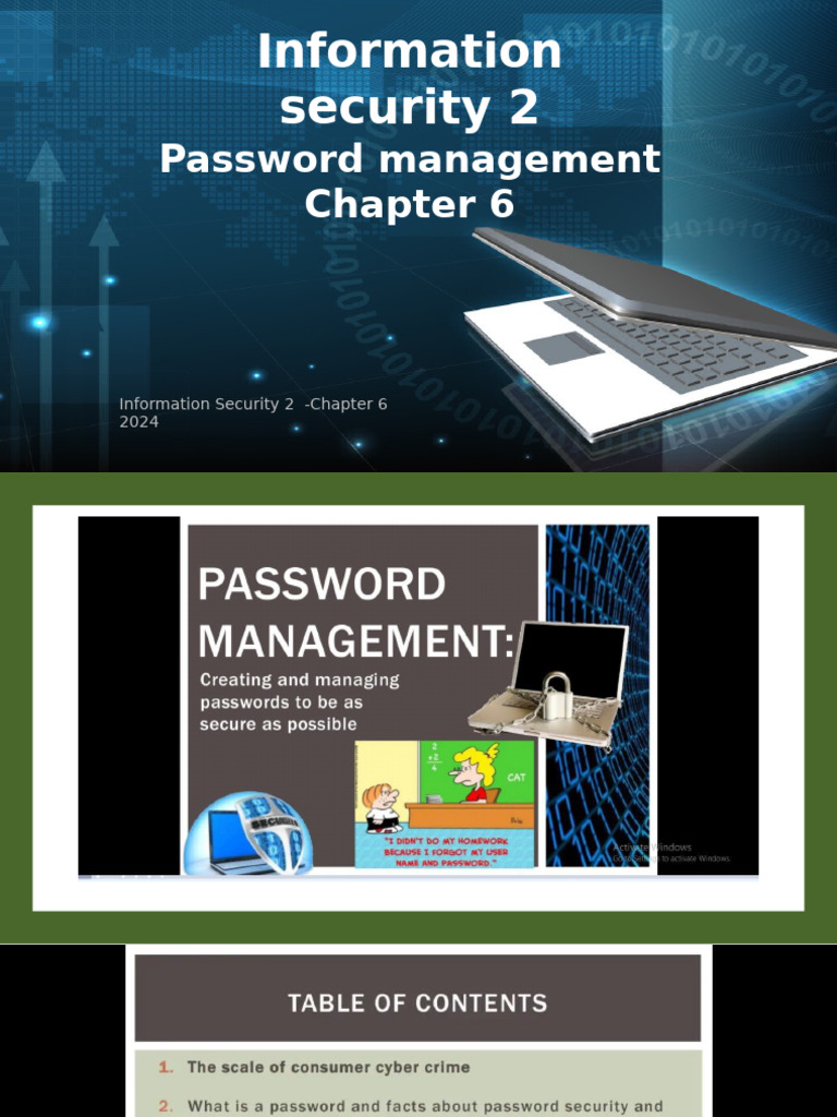 Module 6 Password Management | PDF