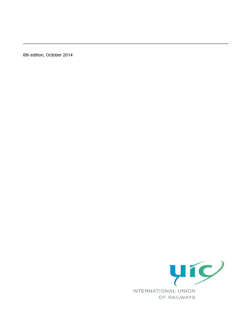 UIC 544-1 Braking Performance Guide | PDF | Train | Brake