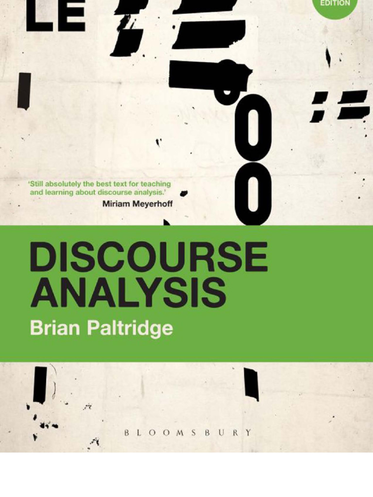 Discourse Analysis: An Introduction | PDF | Rhetoric | Linguistics