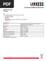 LANXESS Lubricant Additive Packages Additin Product Guide - EN | PDF ...