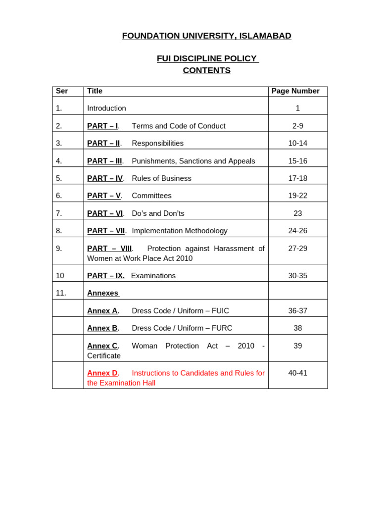 Updated FUI Discp Policy | PDF | Manslaughter | Moral Turpitude