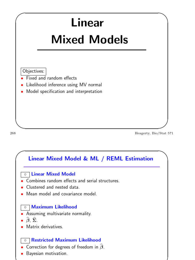 Linear Mixed Models in Cystic Fibrosis | PDF | Statistical Analysis ...