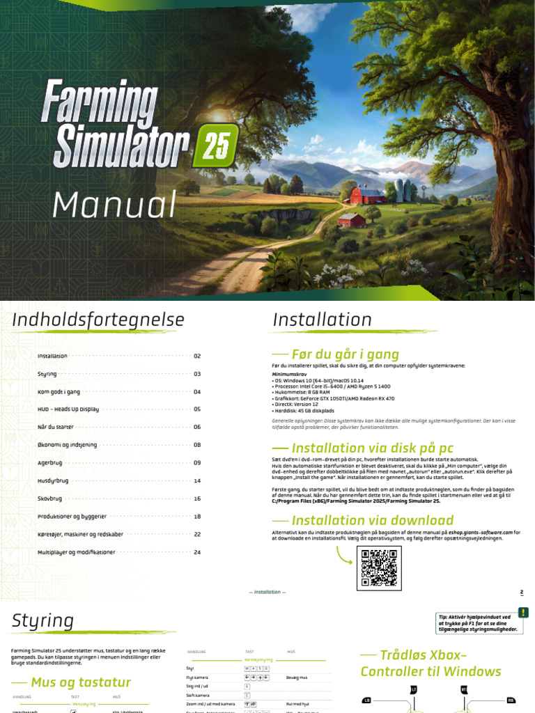 FS25 Manual DA | PDF