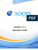 XOOPS 2.5.2 Operations Guide