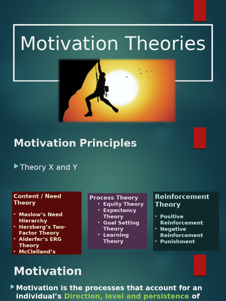 Comprehensive Guide to Motivation Theories | PDF | Motivational ...