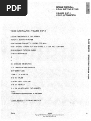 Philips BV-25 S - System Information 2 | PDF | Power Supply