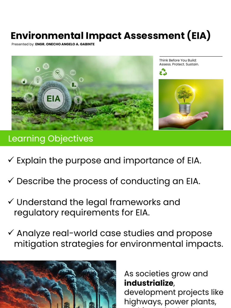 Understanding Environmental Impact Assessment | PDF | Environmental ...