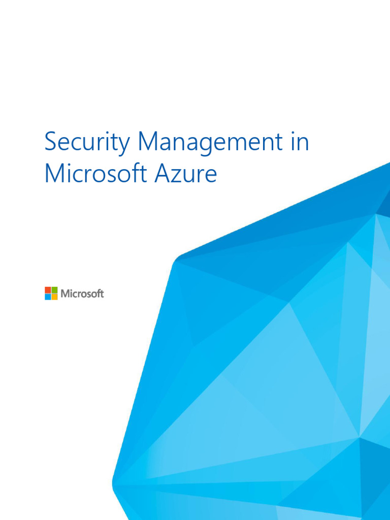 Security Management in Microsoft Azure-11062014 | PDF | Security ...