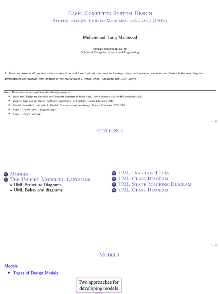 Understanding UML Diagrams for System Design | PDF | Unified Modeling ...
