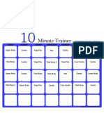 10 Minute Trainer Accelerated Schedule1