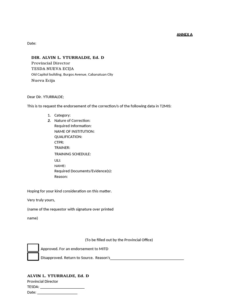 Annex Blank | PDF