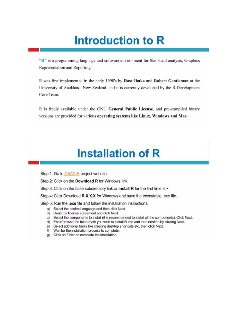 R PRogram | PDF