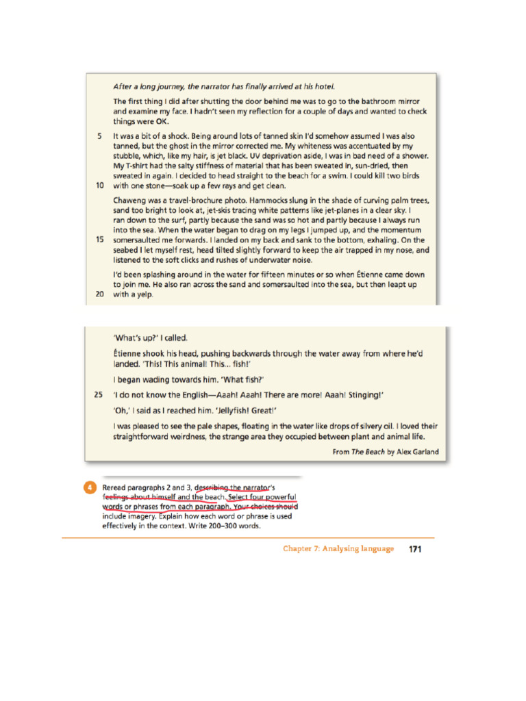 Language Analysis-Long Response | PDF