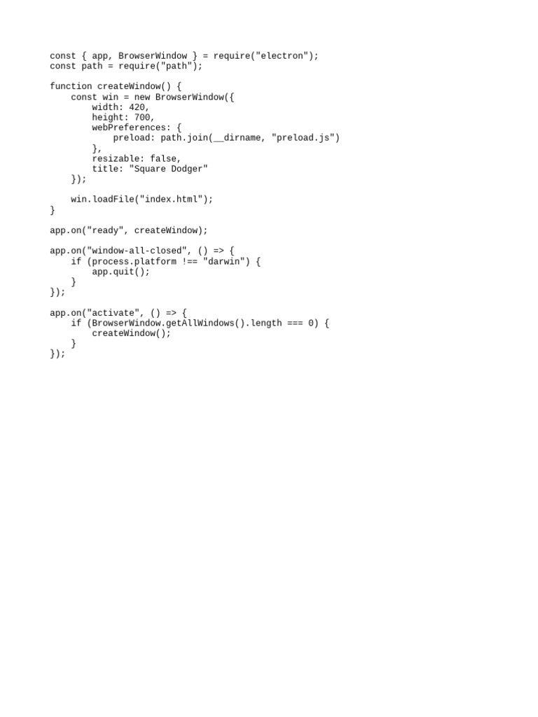 Electron Window Creation Guide | PDF