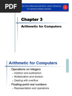 Chapter 3 Arithmetic For Computers