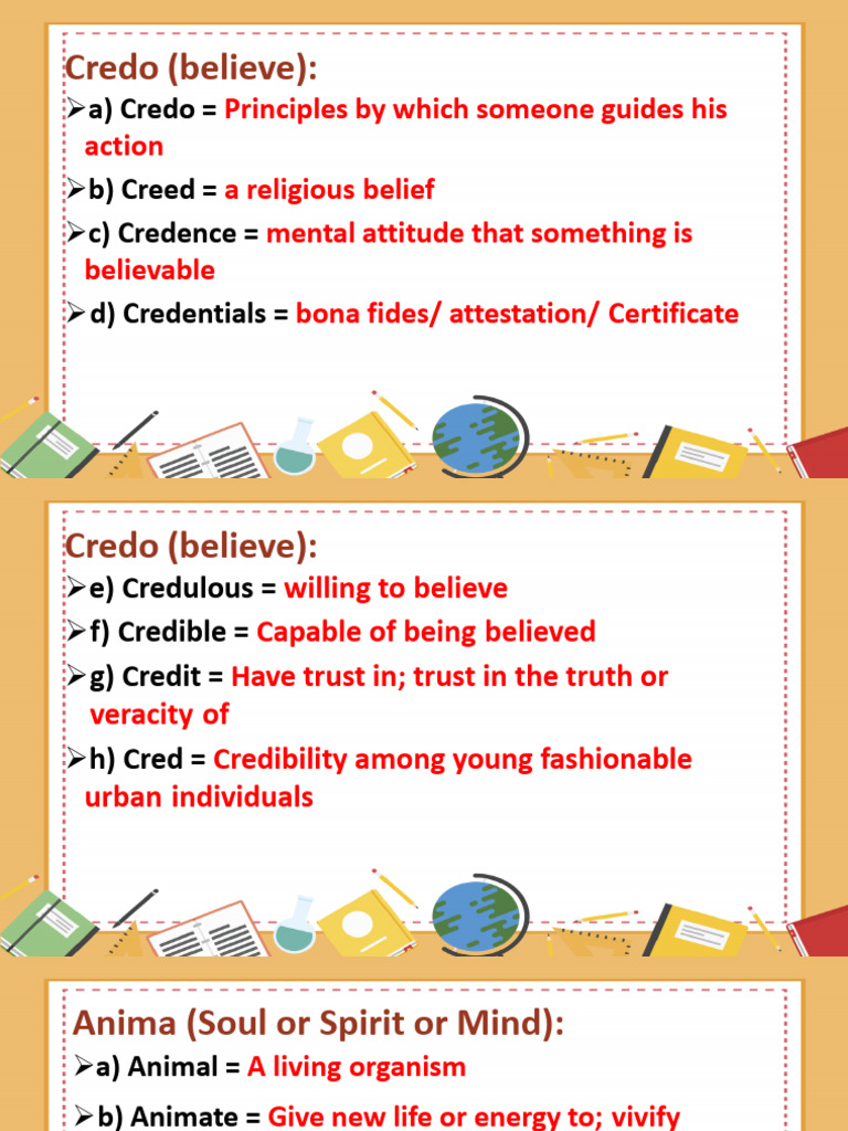 Root Words Class 08 | PDF | Stoicism