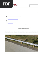 VDOT Traffic Barrier Installation Criteria | PDF | Road | Civil Engineering