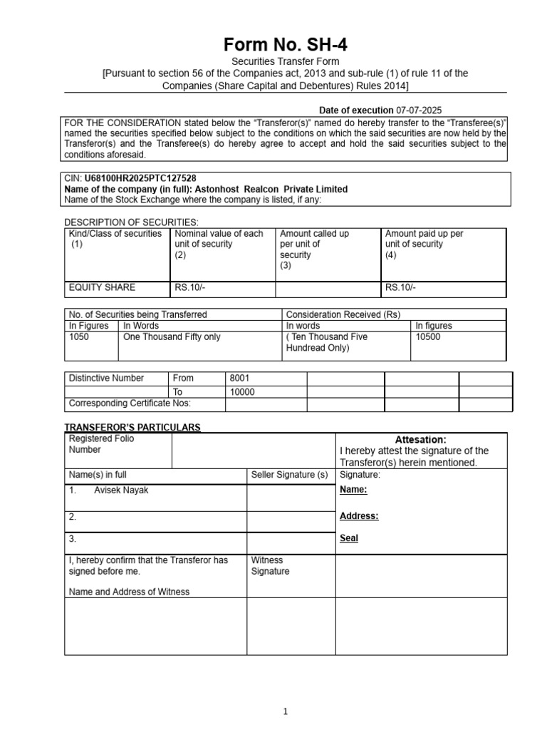 SH4 Avisek To Harshit Docs | PDF | Securities (Finance) | Investments ...
