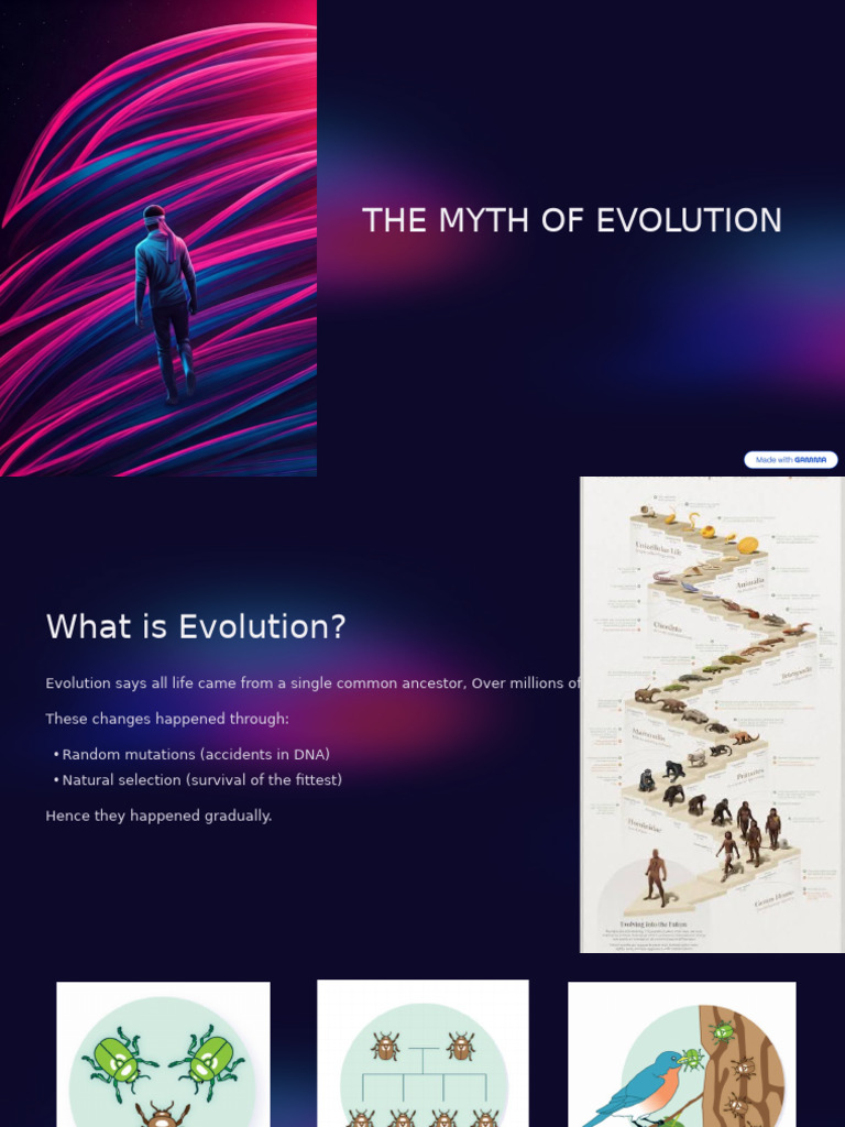 Presentation - Debunking Evolution Theory. 1 | PDF | Evolution ...