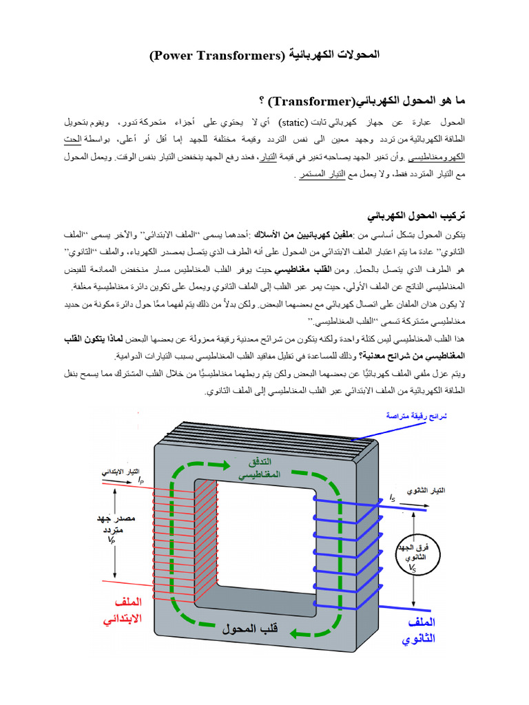 Power Transformer | PDF