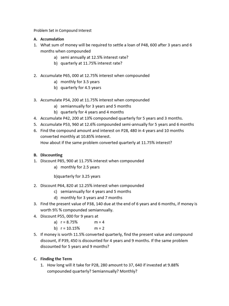 Inbound 6662101852423841769 | PDF | Interest | Present Value