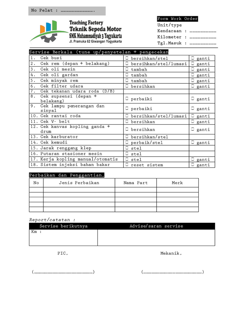 Work Order | PDF