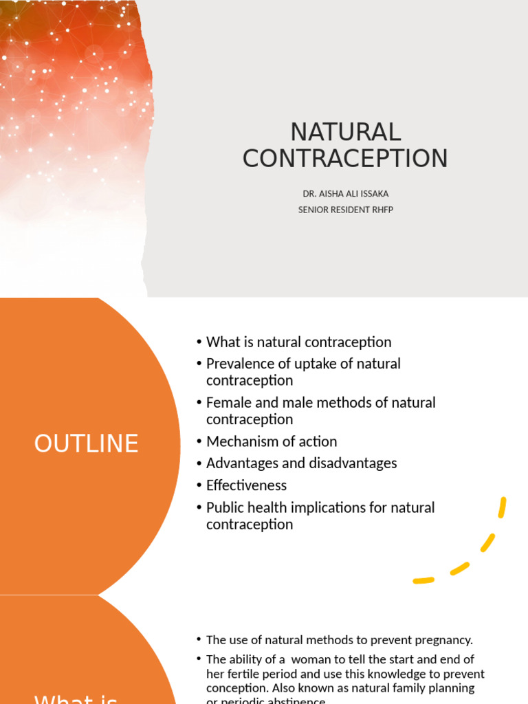Overview of Natural Contraception Methods | PDF | Sexual Anatomy ...