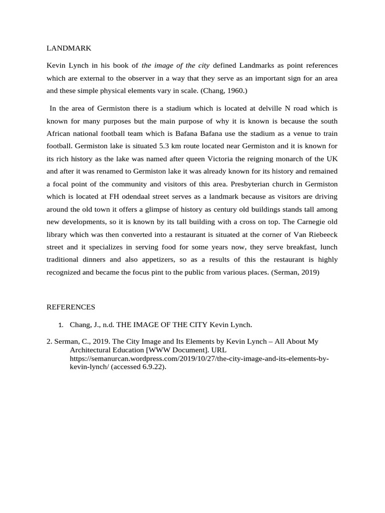 Landmark | PDF