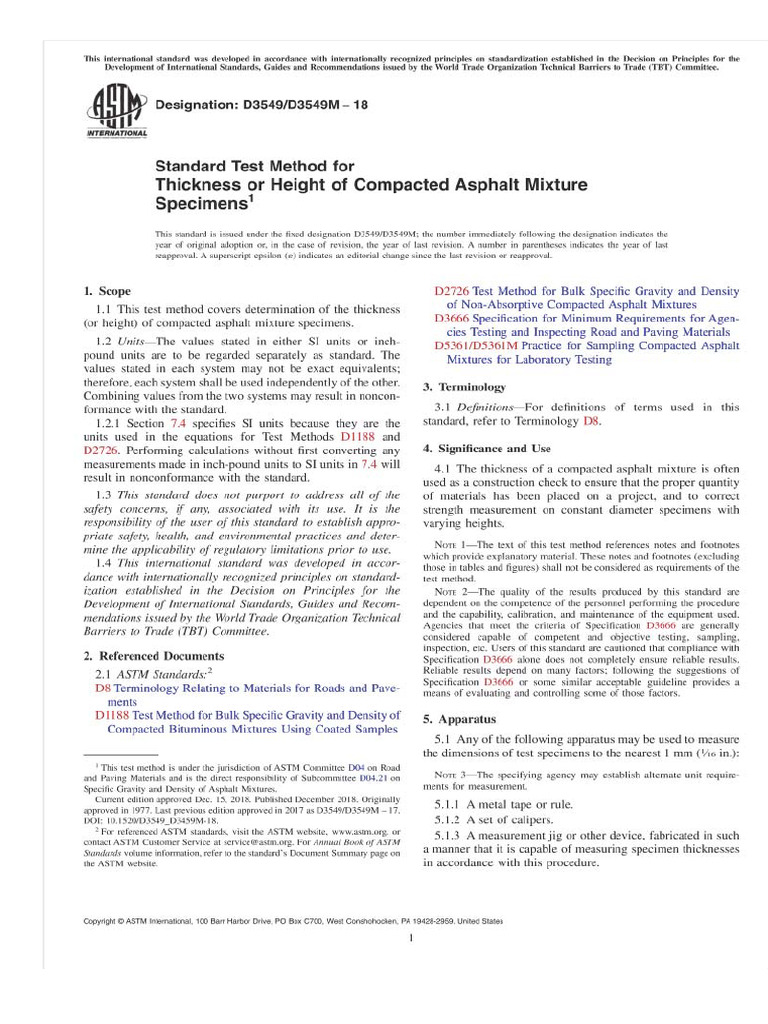 6/4/22, 11:31 AM ASTM D 3549-D 3549M-18-1 Standard - Doc Baba | PDF