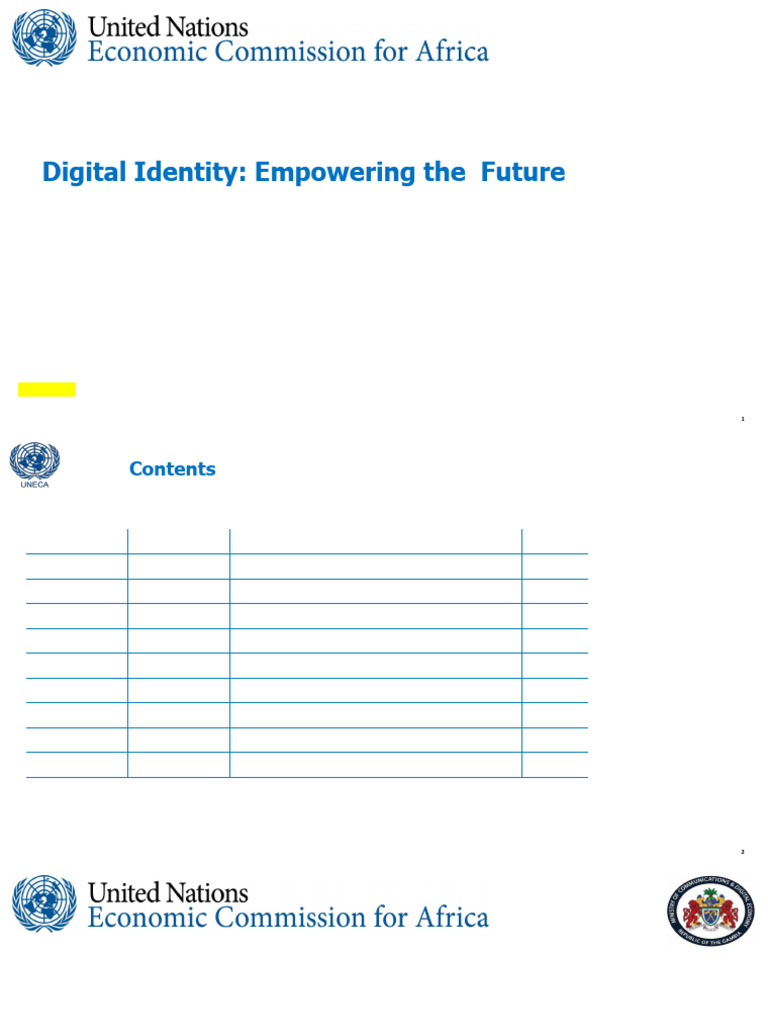 Digital Identity's Impact in Africa | PDF | Identity Document | Smart Card