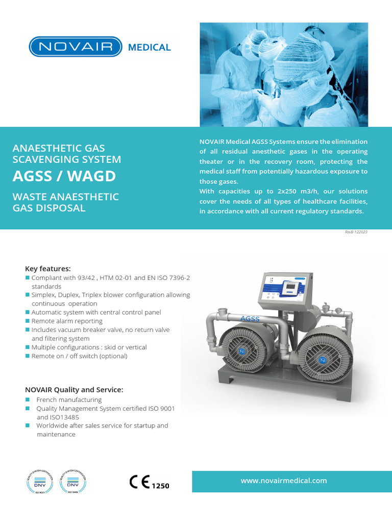 Novair Medical Anaesthetic Gas Systems | PDF