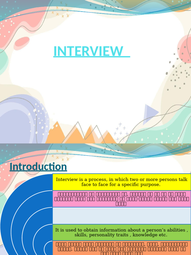 Interview | PDF