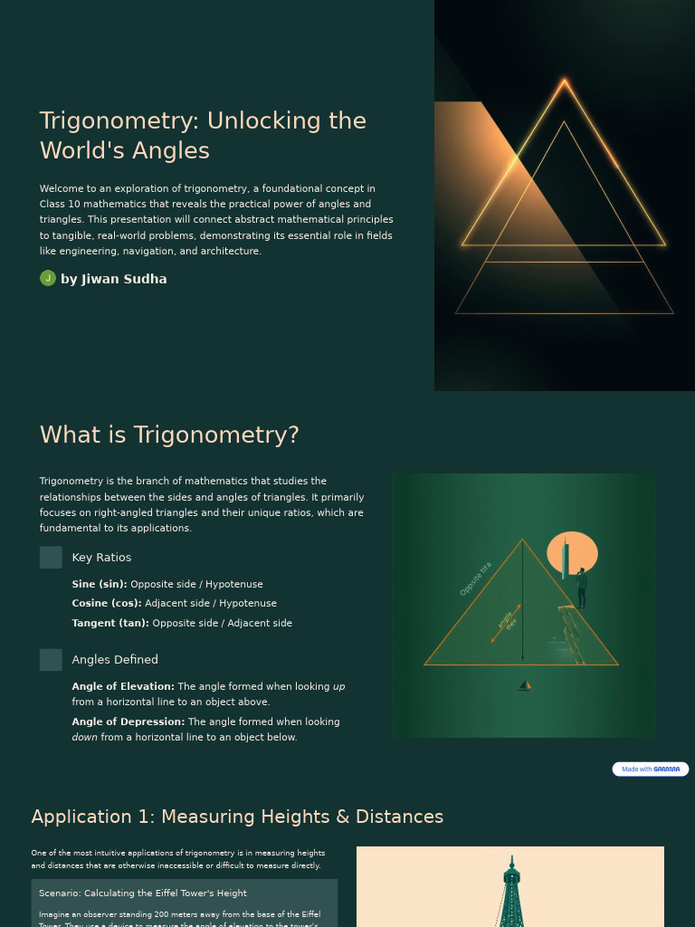 Trigonometry Unlocking The Worlds Angles | PDF | Trigonometry ...