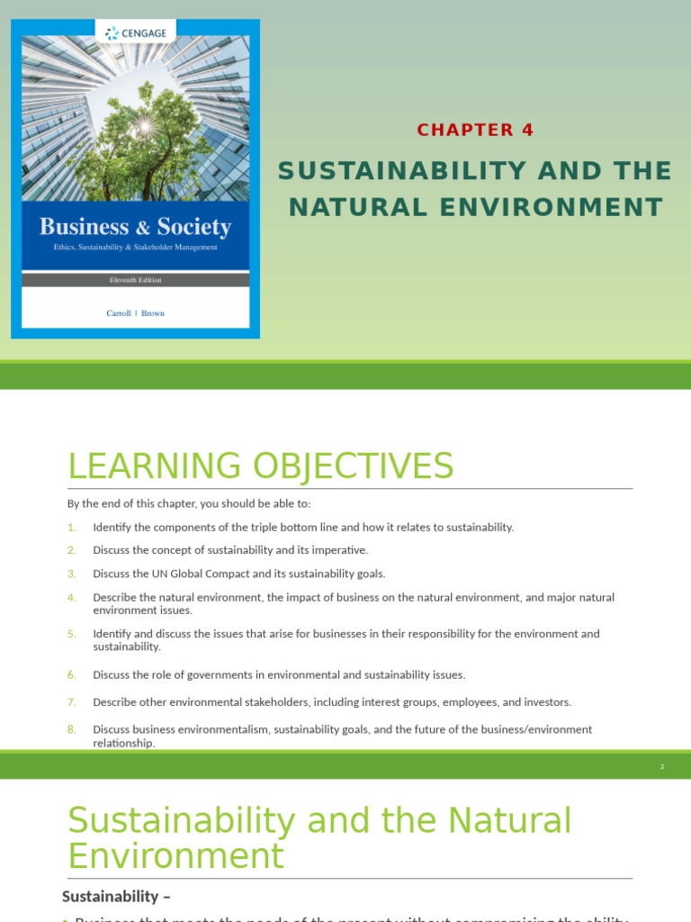 Sustainability and Environmental Impact | PDF | Air Pollution ...