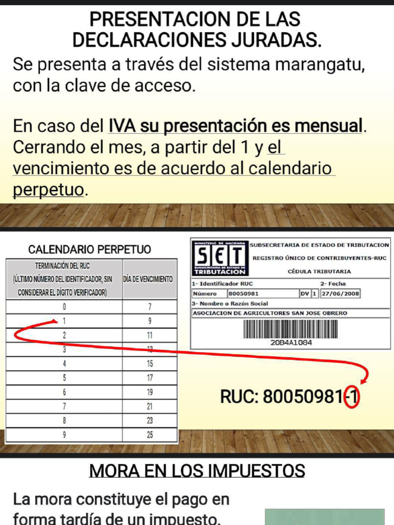 Presentación de Declaraciones Juradas y Multas | PDF | Impuestos