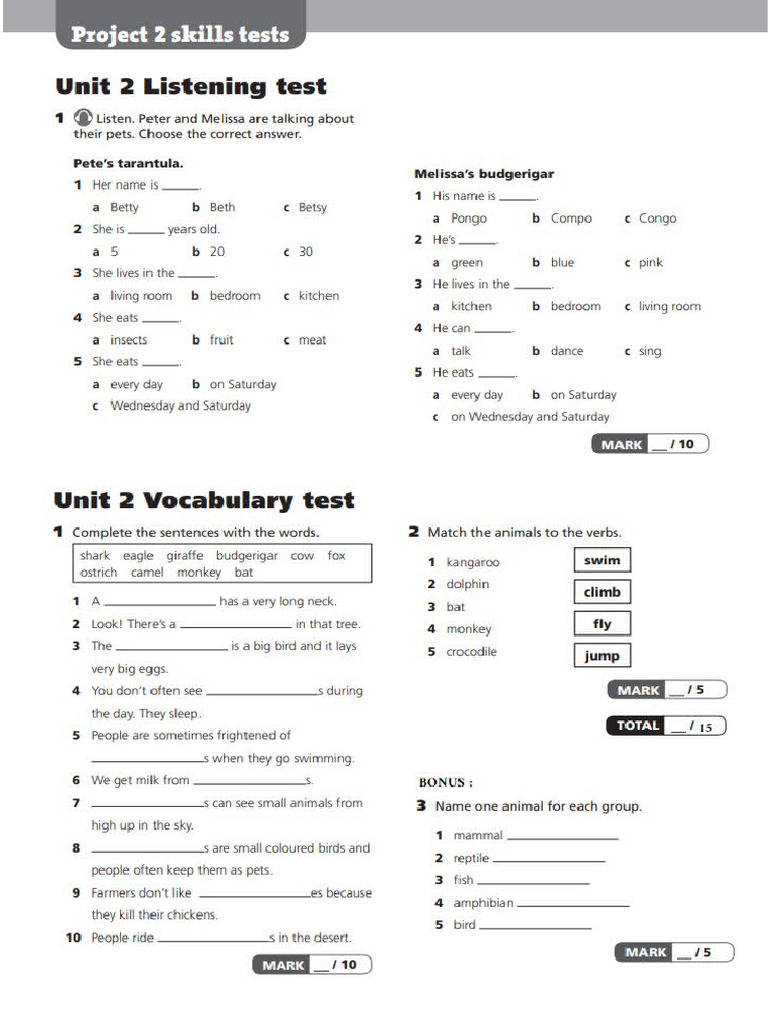 Upravené Testy PR 2 U2 Skills | PDF