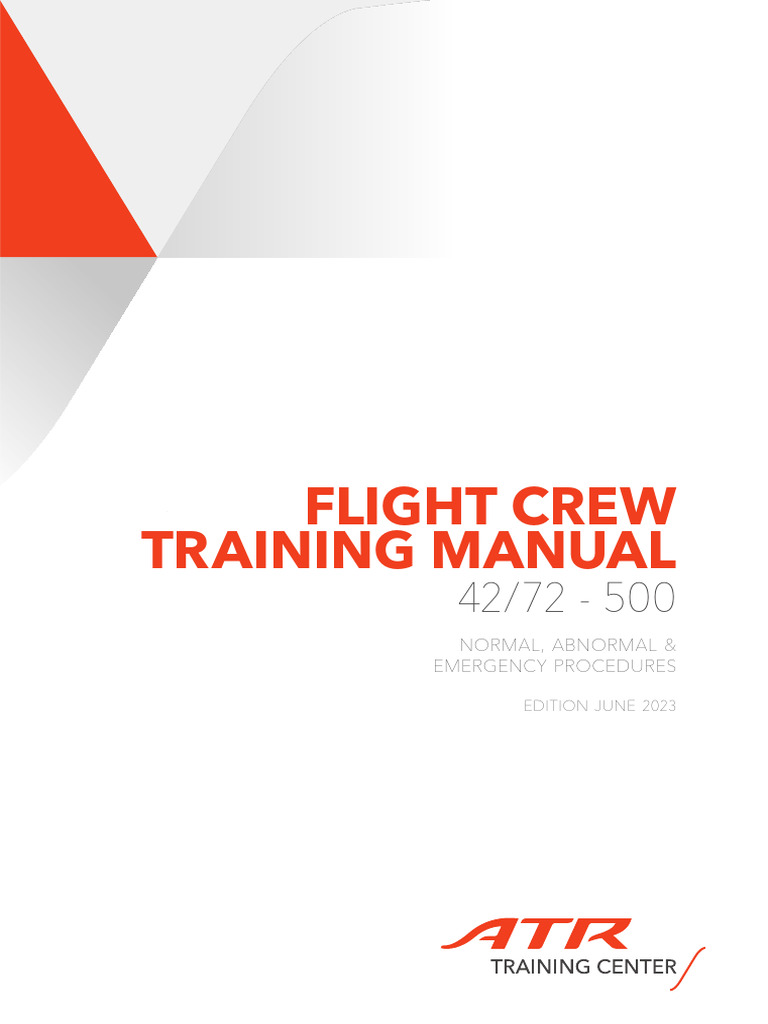 ATR Flight Crew Training Manual 2023 | PDF | Instrument Flight Rules ...
