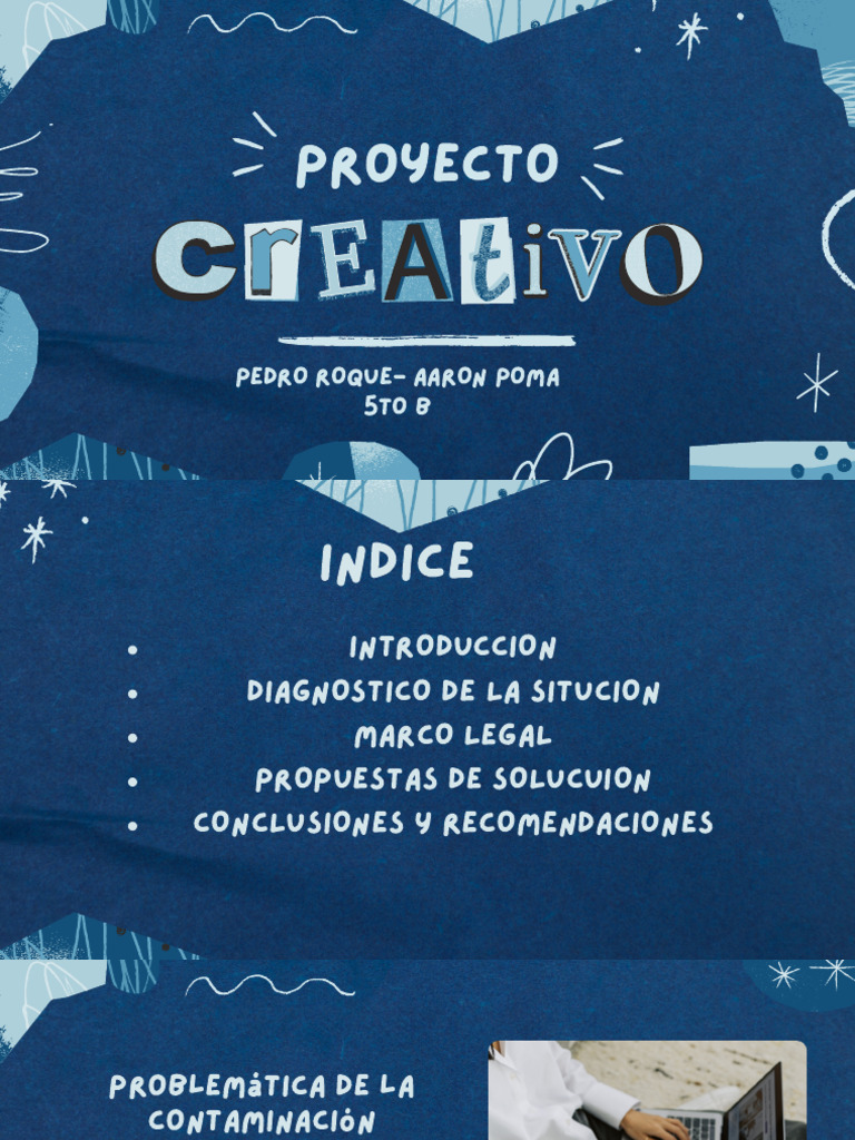 Proyecto de Pedro Roque y Aaron Poma | PDF | Contaminación | Evaluación ...